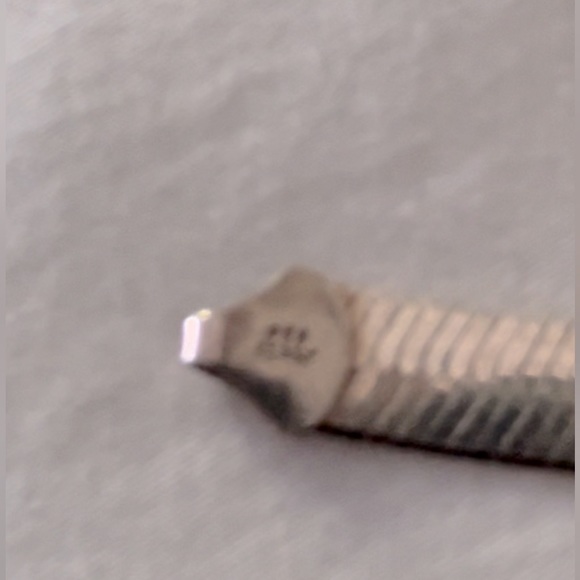 Sterling silver necklace 29.75 inches long - Picture 2 of 2